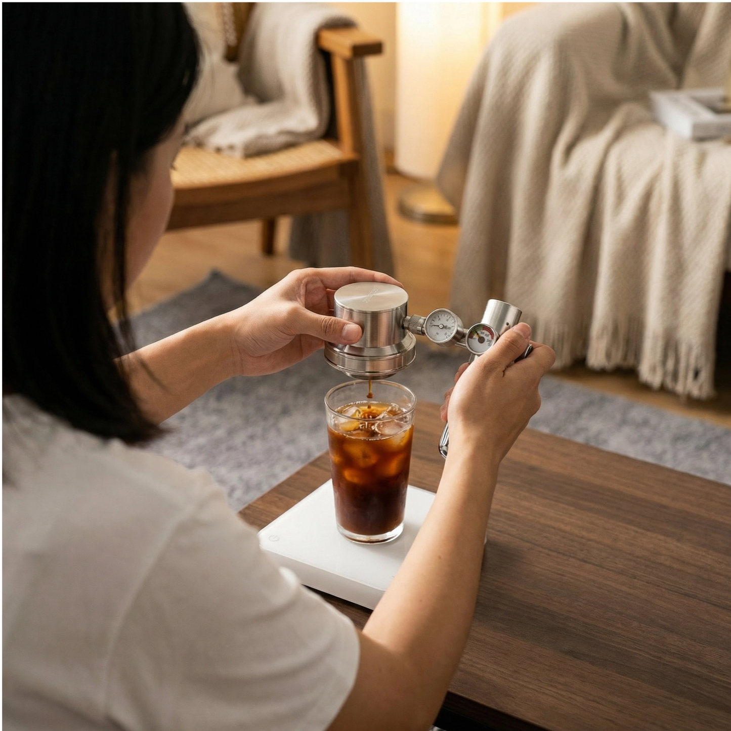 CyberFlow Pneumatic Espresso Machine