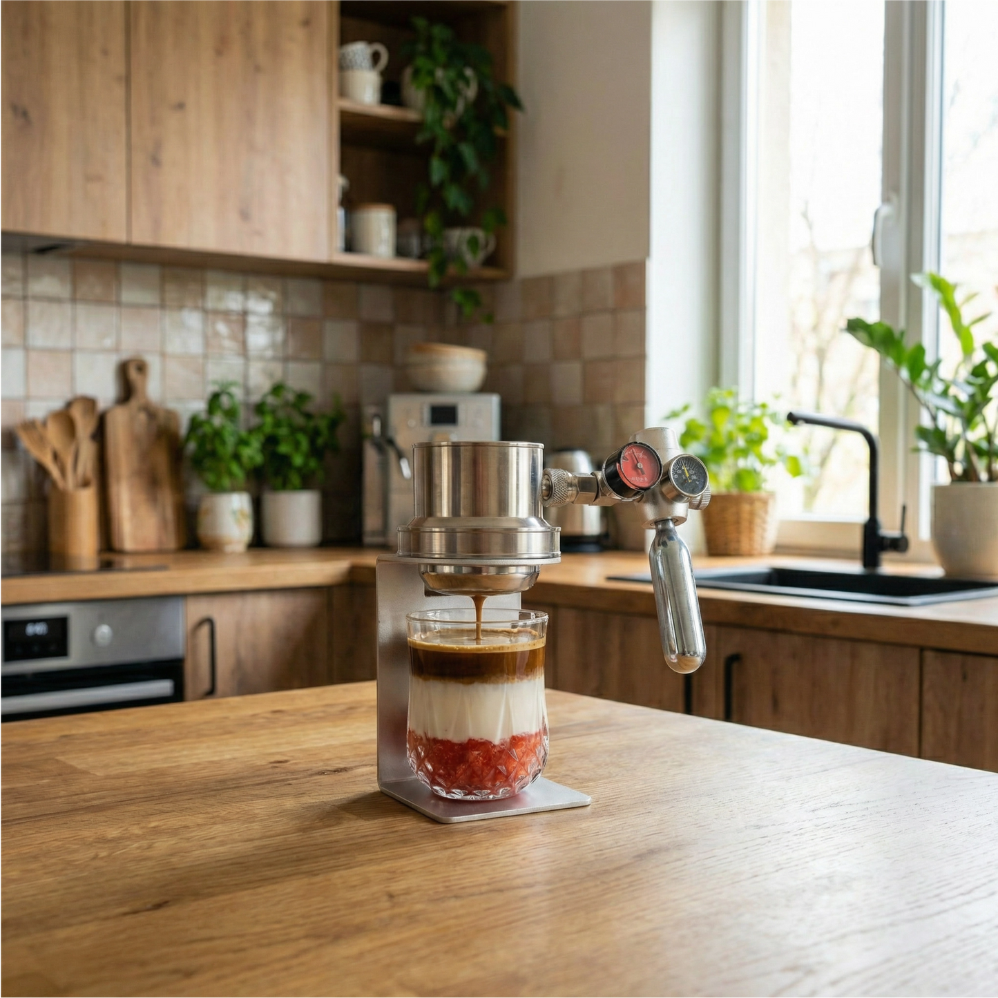 CyberFlow Pneumatic Espresso Machine