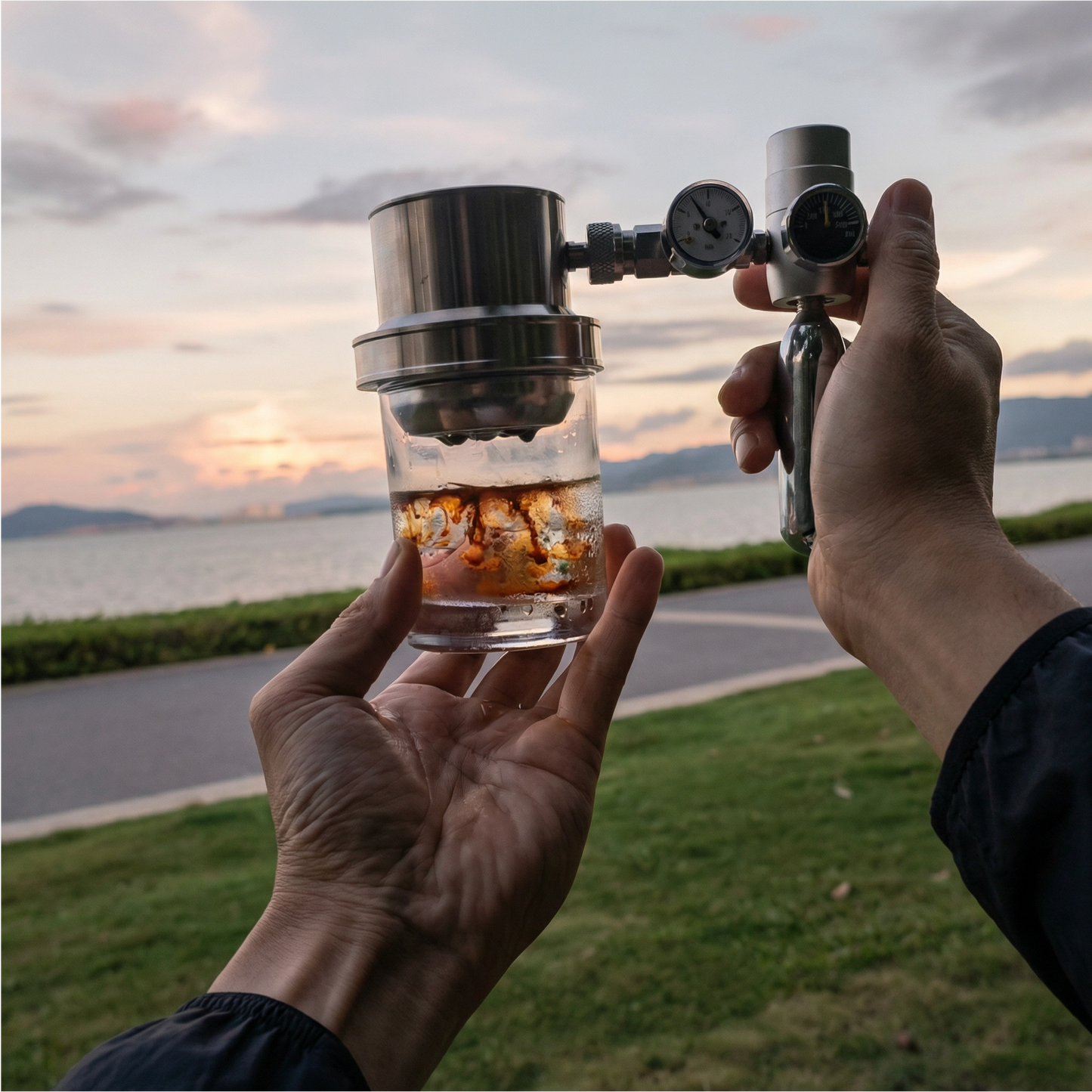 CyberFlow Pneumatic Espresso Machine